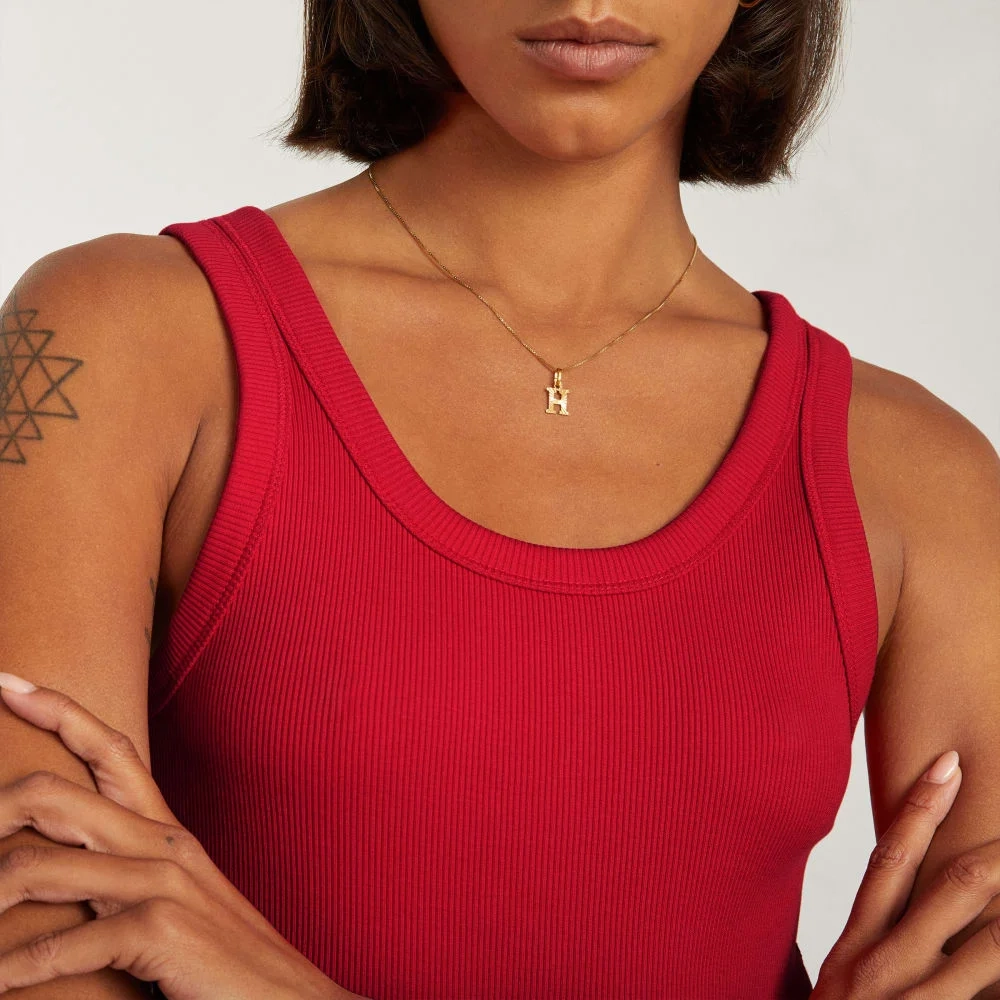 The ’90s Rib Dress | Goji Berry (3)