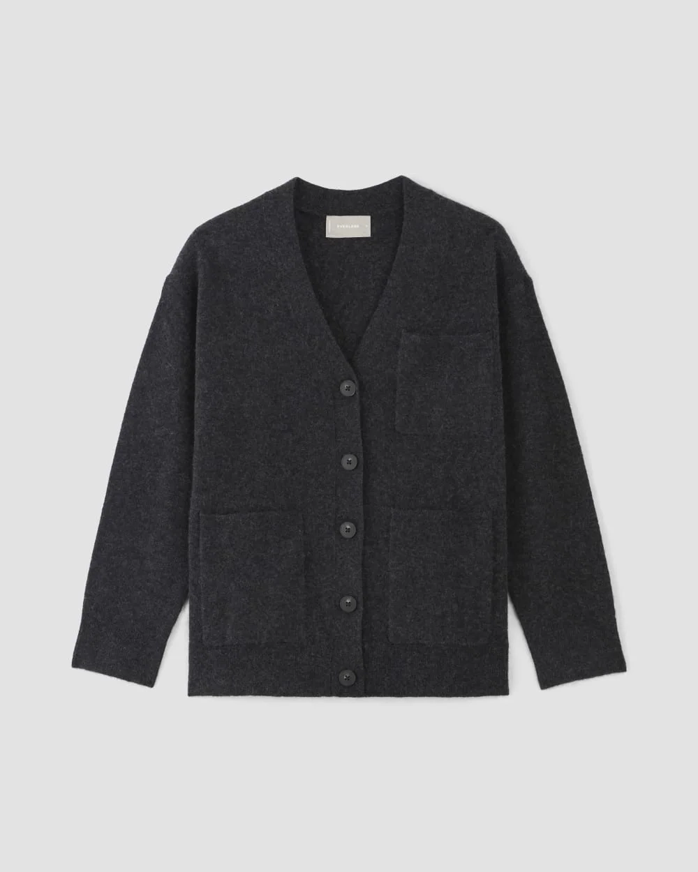 The Cozy-Stretch Relaxed Cardigan | Charcoal (3)