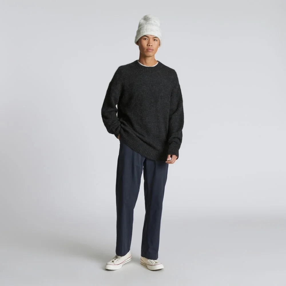 The Alpaca Beanie | Light Grey Heather (2)