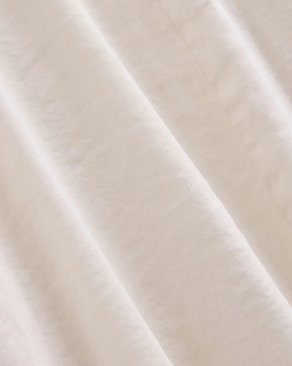 Cinched Dress in Stretch Linen | Bone (3)