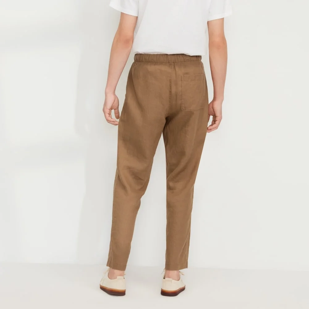 The Linen Easy Pant | Toasted Coconut (2)
