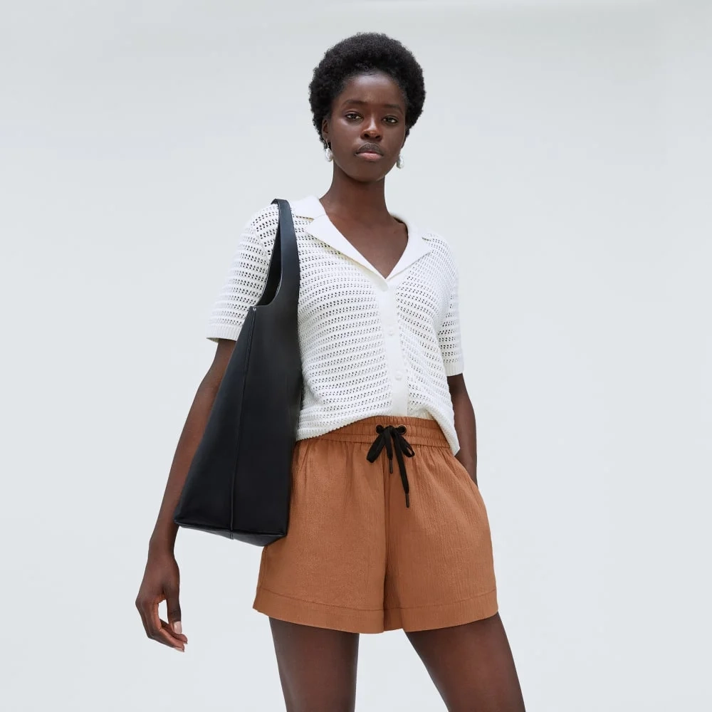 The Seersucker Boxer Short | Tawny Brown (3)
