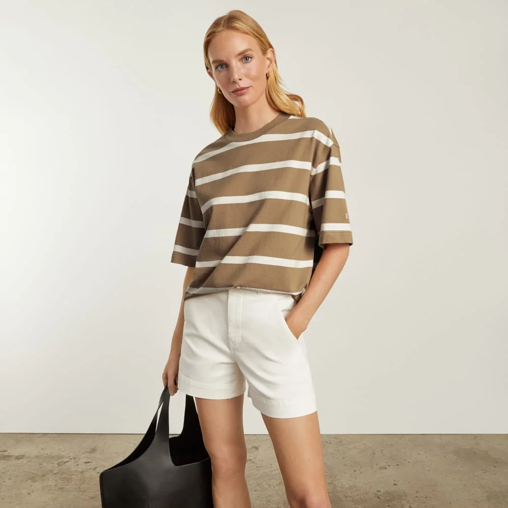 The Premium Weight Relaxed Tee | Iced Coffee / Tan (3)