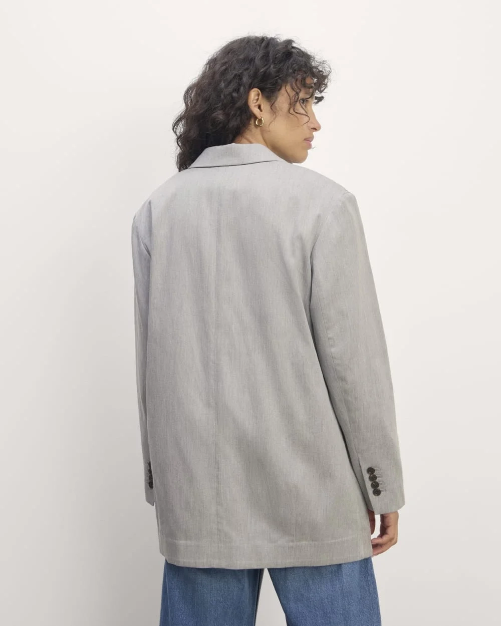 The Double-Breasted Blazer in Buttersmooth | Heather Steel (4)