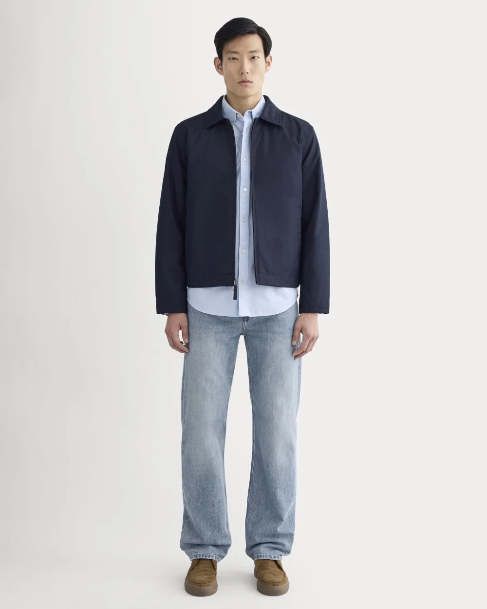 The Filled Harrington Jacket | Deep Navy (2)
