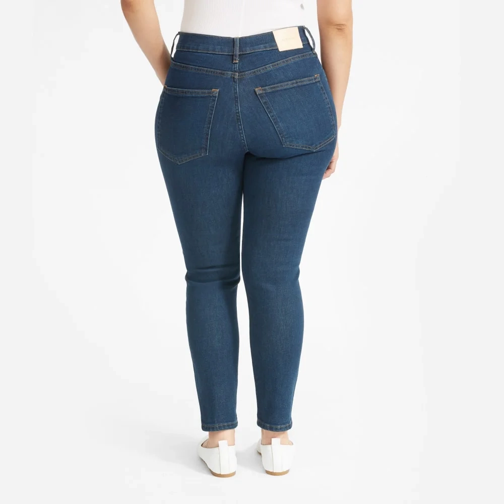 The Authentic Stretch High-Rise Skinny | Dark Blue Wash | 26.5" Inseam (4)
