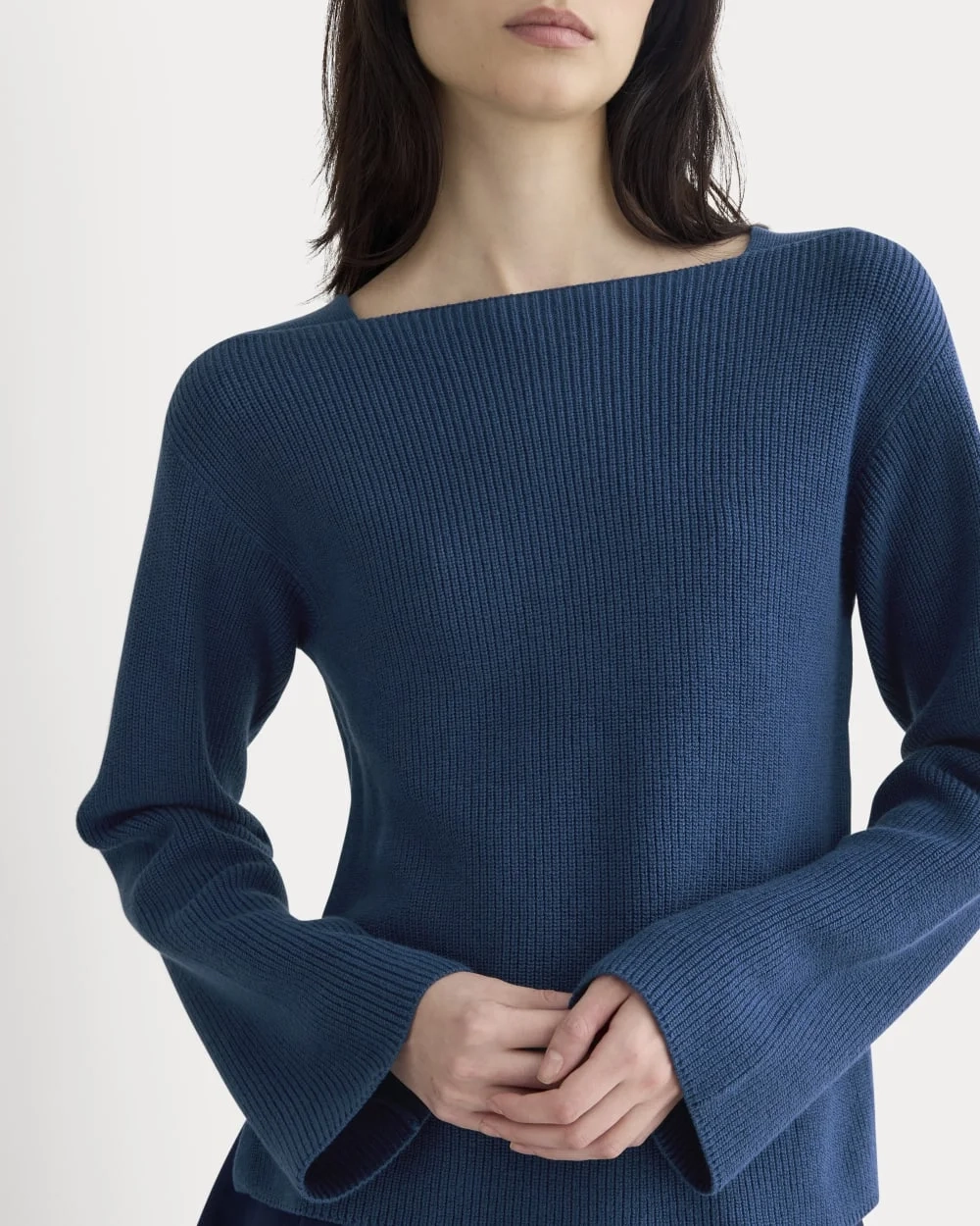 The Boatneck Top in Everyday Cotton | Deep Lazuli Blue (3)