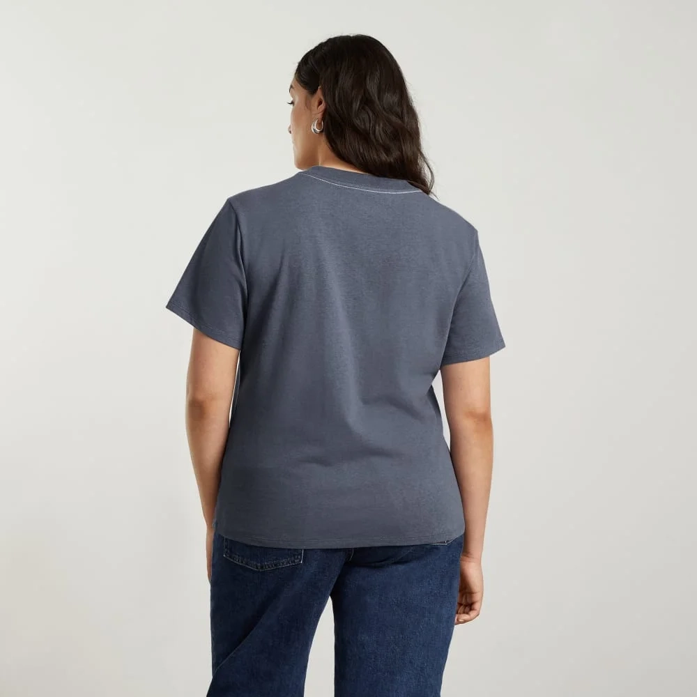 The Vintage V-Neck Hemp Tee | Atlantic (4)