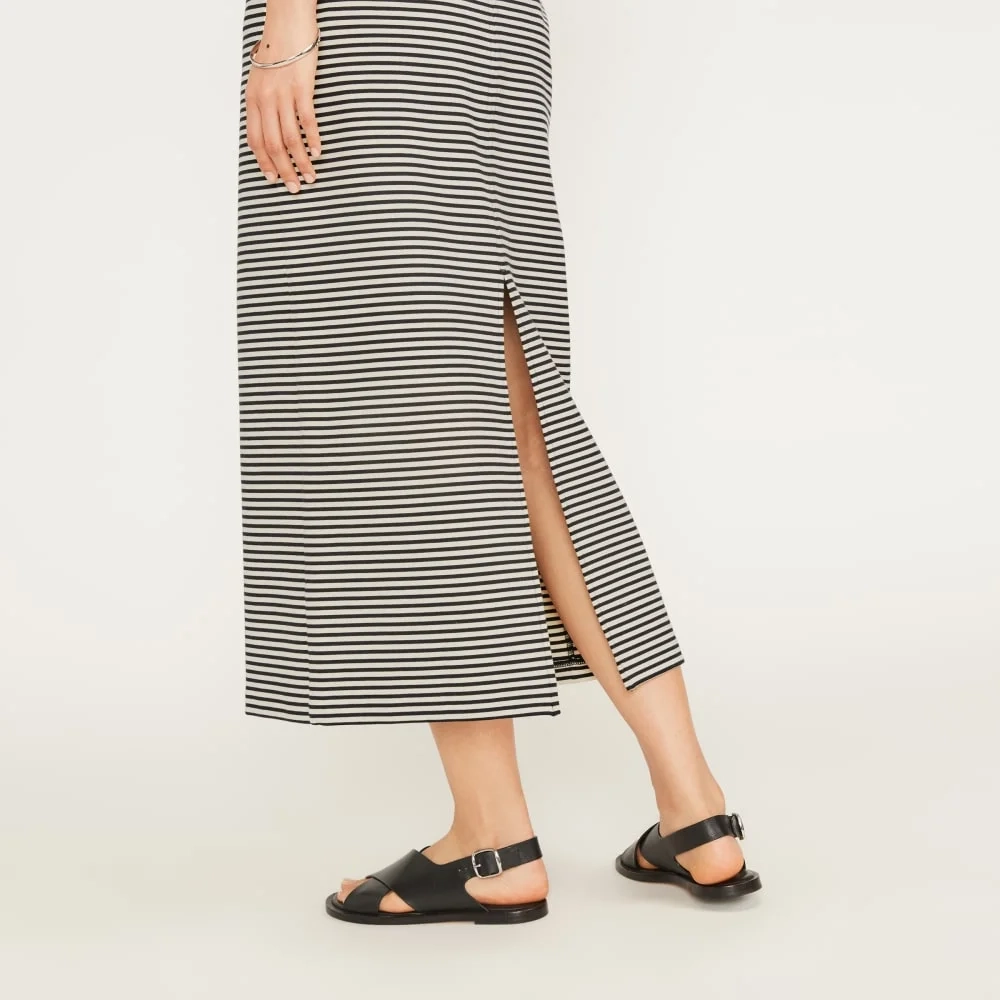 The Dream Maxi Skirt | Parchment / Black (2)
