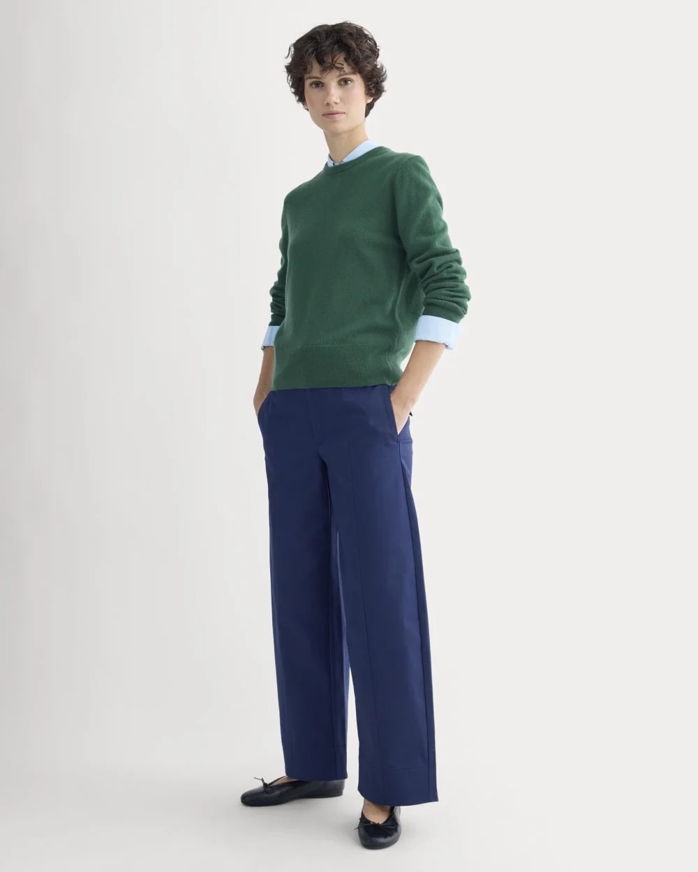 Seamed Balloon Pant | Navy (2)