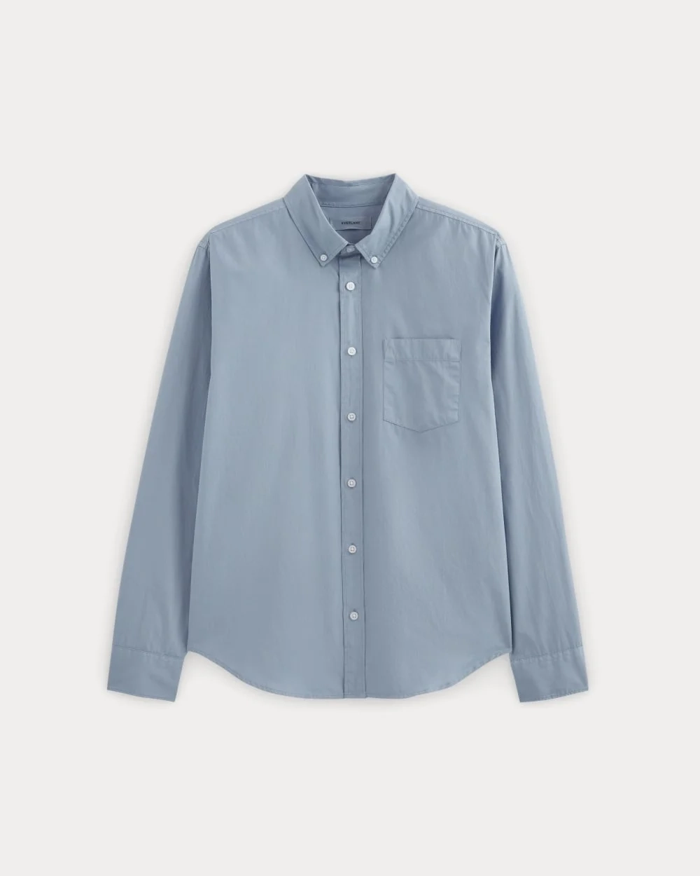 The Washed Poplin Shirt | Soft Blue (2)