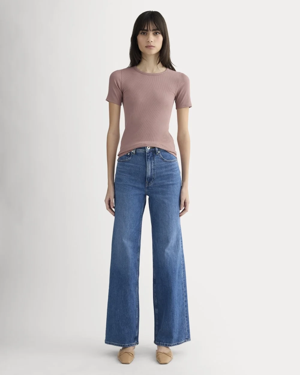 The Luxe Rib Crew | Rose Dusk (2)