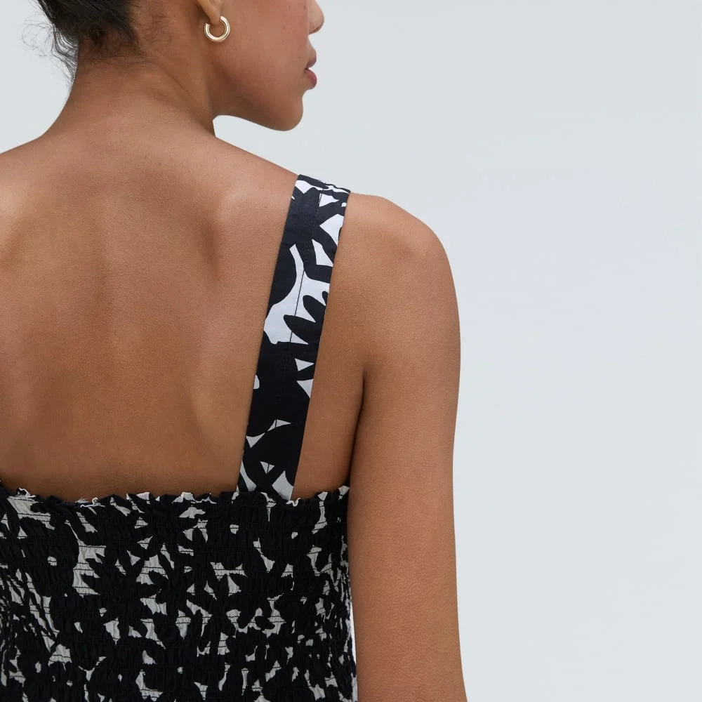 The Smock Dress | Black / Canvas Floral (2)