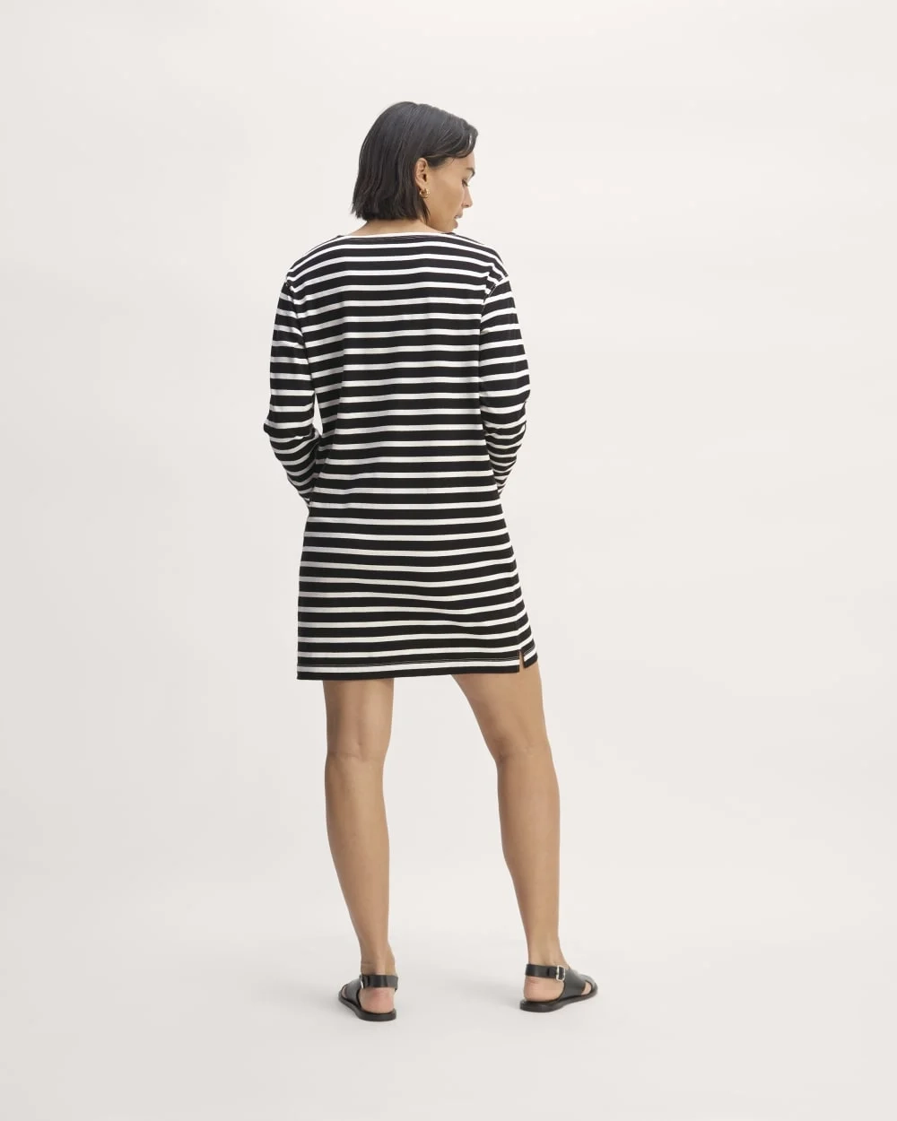 The Mariner Dress | Black / Bone (2)