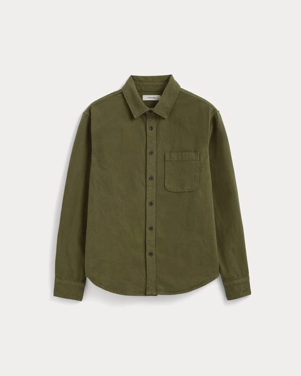 The Canvas Organic Cotton Overshirt | Olive (2)