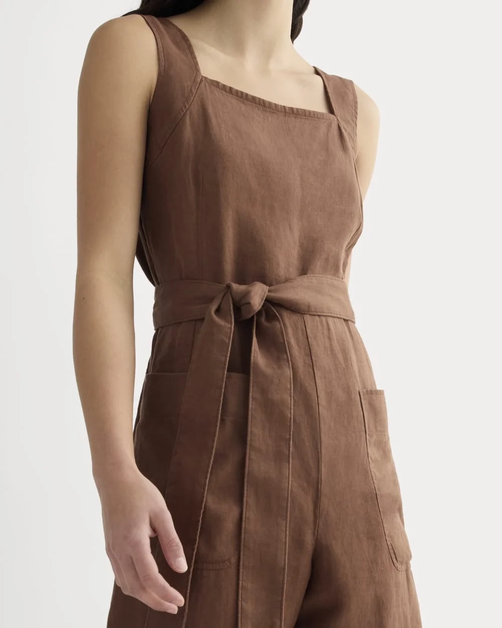 The Utility Coverall in Linen | Cedarwood (3)