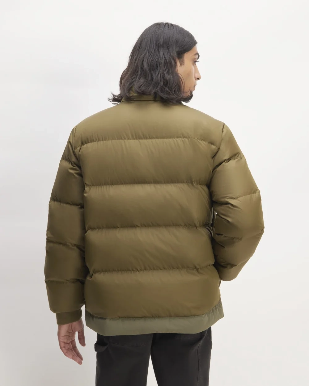 The ReNew Short Puffer | Kalamata / Beech (4)