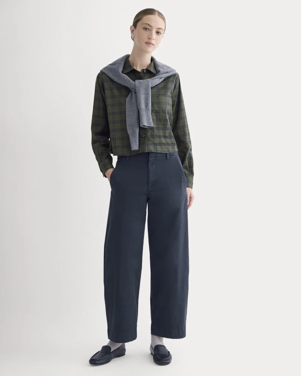 Cotton Twill Chino | Navy