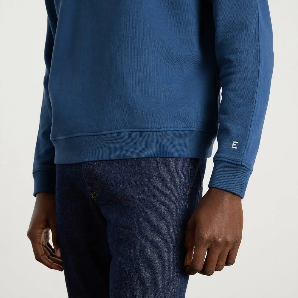 The Track Crewneck Sweatshirt | Deep Blue (2)