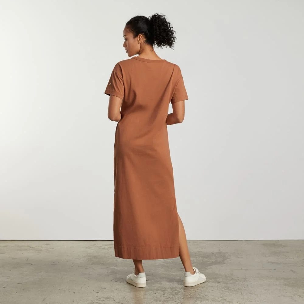 The Organic Weekend Maxi Dress | Tawny Brown (4)