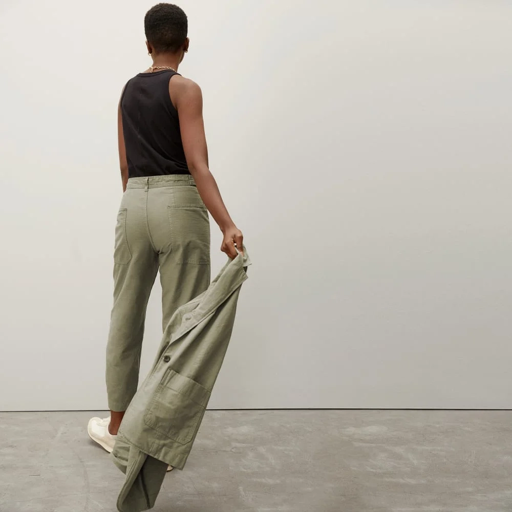 The Fatigue Barrel Pant | Bay Leaf (2)