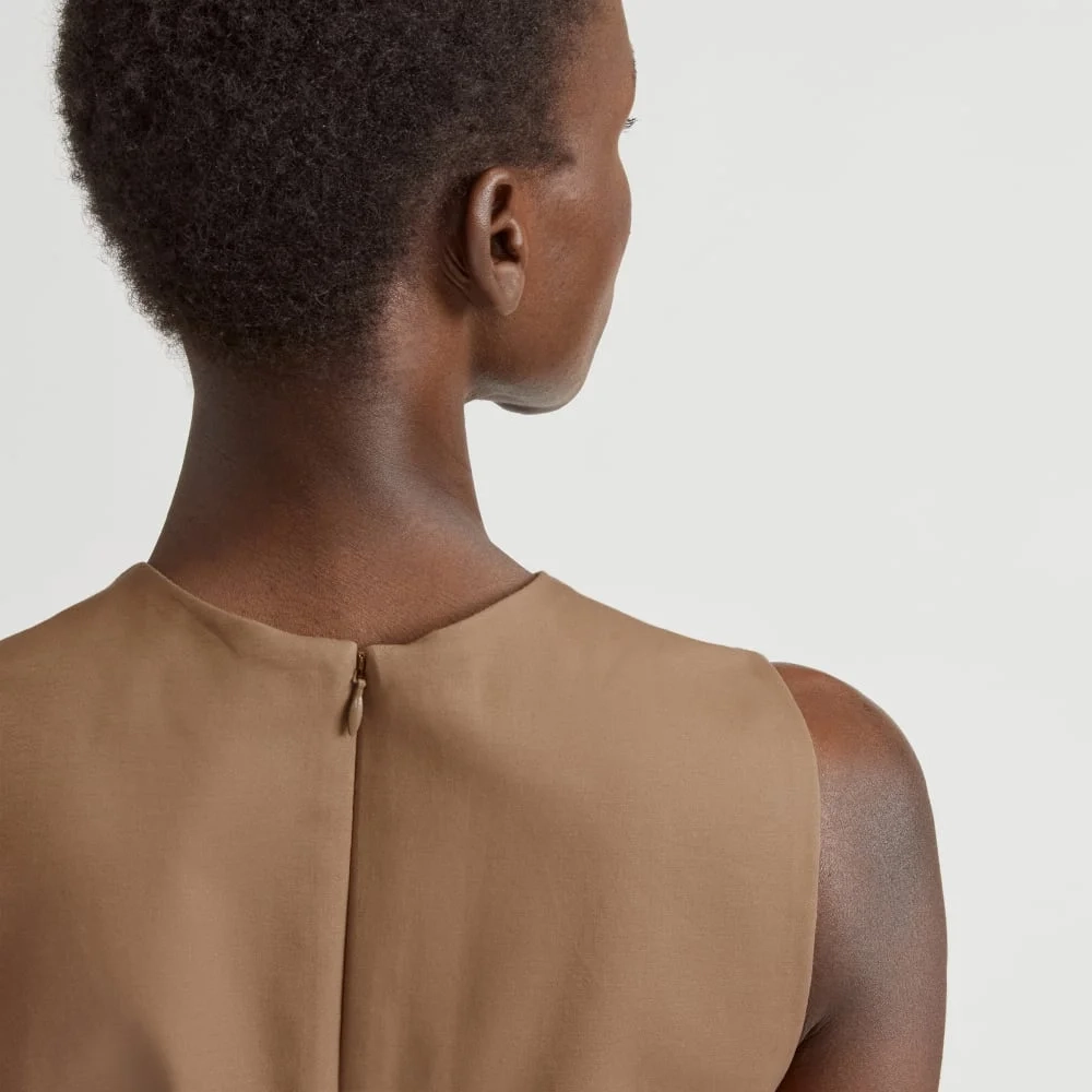 The Structured Cotton Jumpsuit | Toasted Coconut (2)