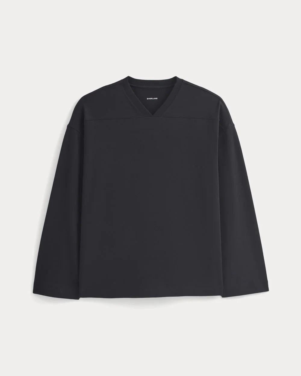 Retro V-Neck Jersey | Black (2)