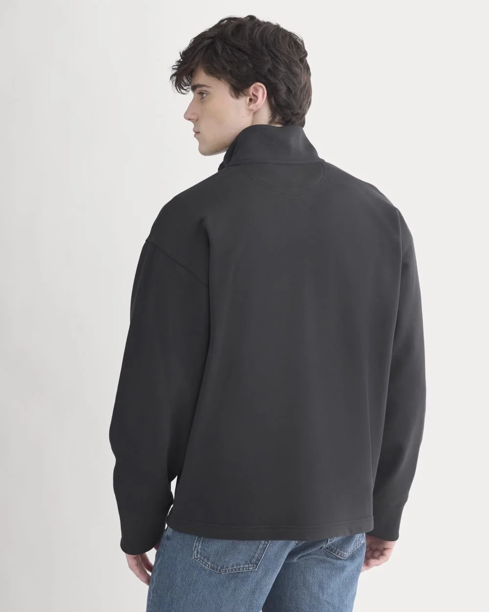 Off-Duty Terry Pullover | Black (2)