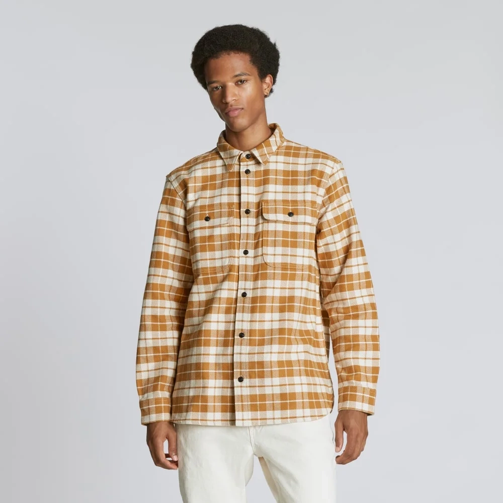 The Heavyweight Overshirt | Uniform | Golden Brown / Parchment