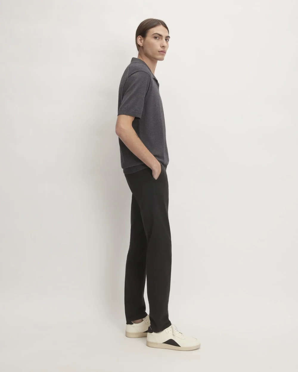 The No-Sweat Polo | Heather Ash (3)