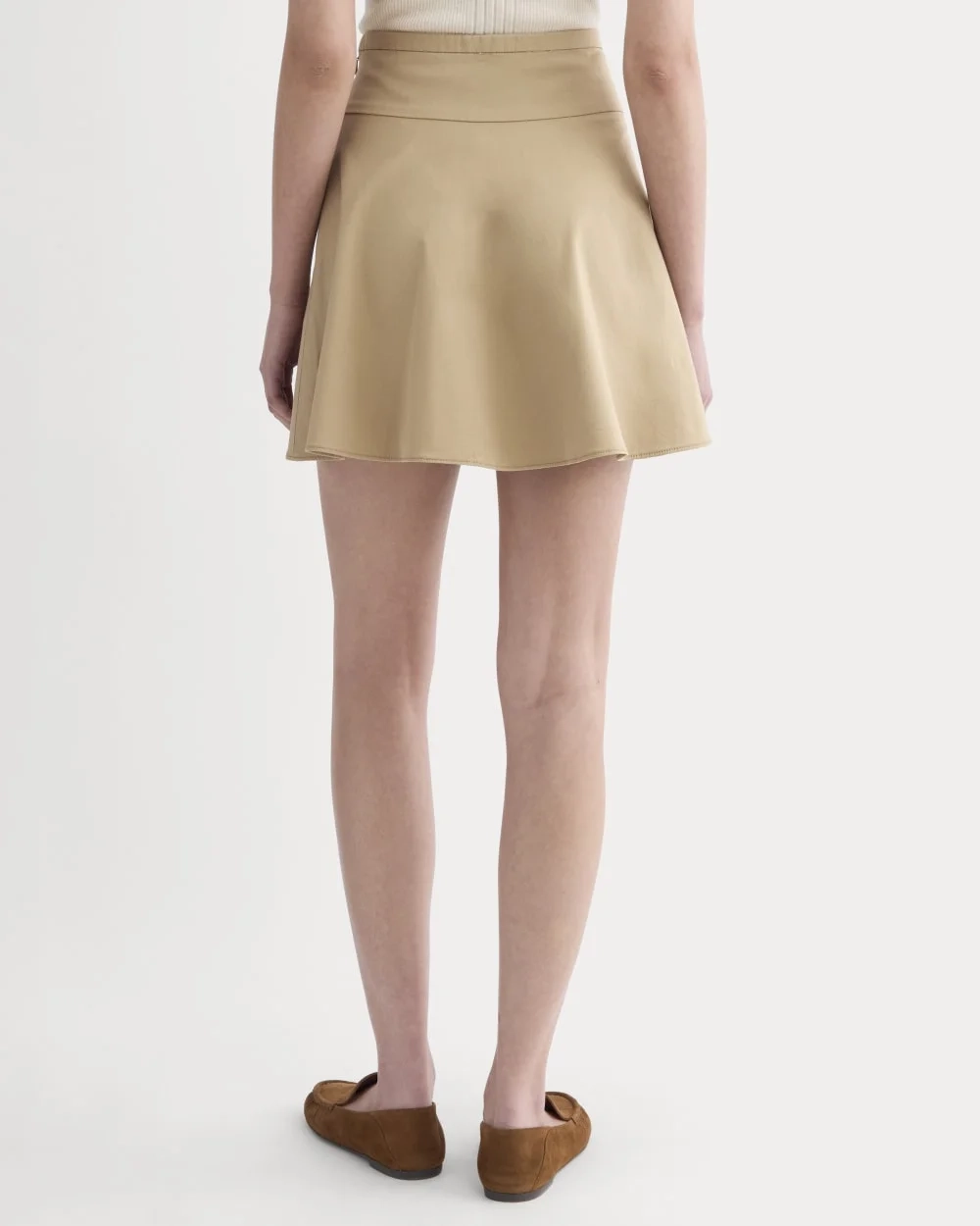 The Circle Mini Skirt | Warm Trench (2)