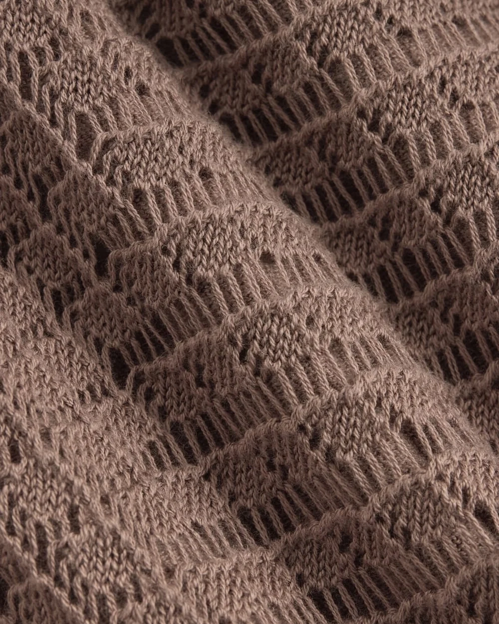 The Lace Knit Skirt | Mocha (3)