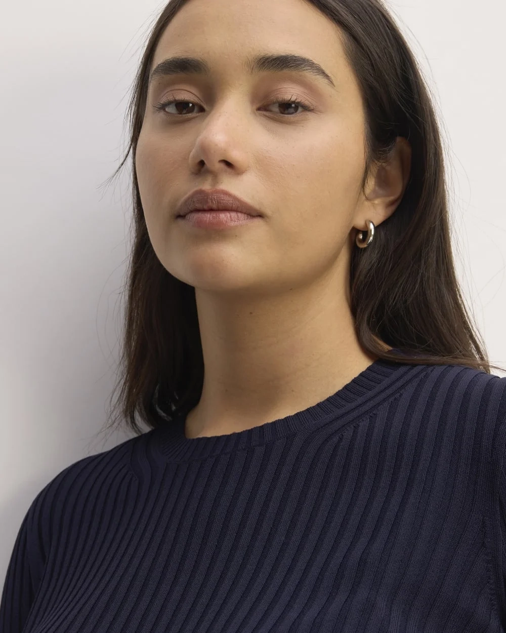 The Viscose Knit Crew | Navy (2)
