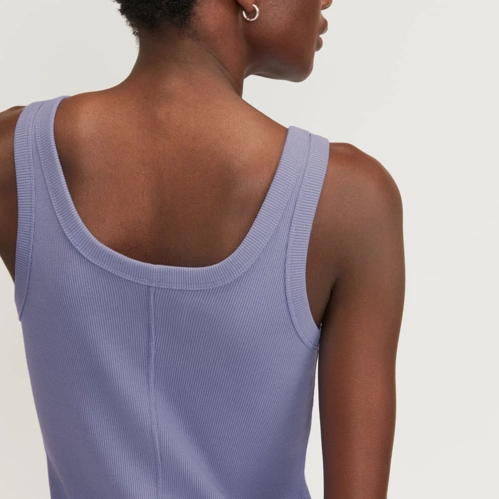 The ’90s Rib Dress | Cornflower Blue (2)
