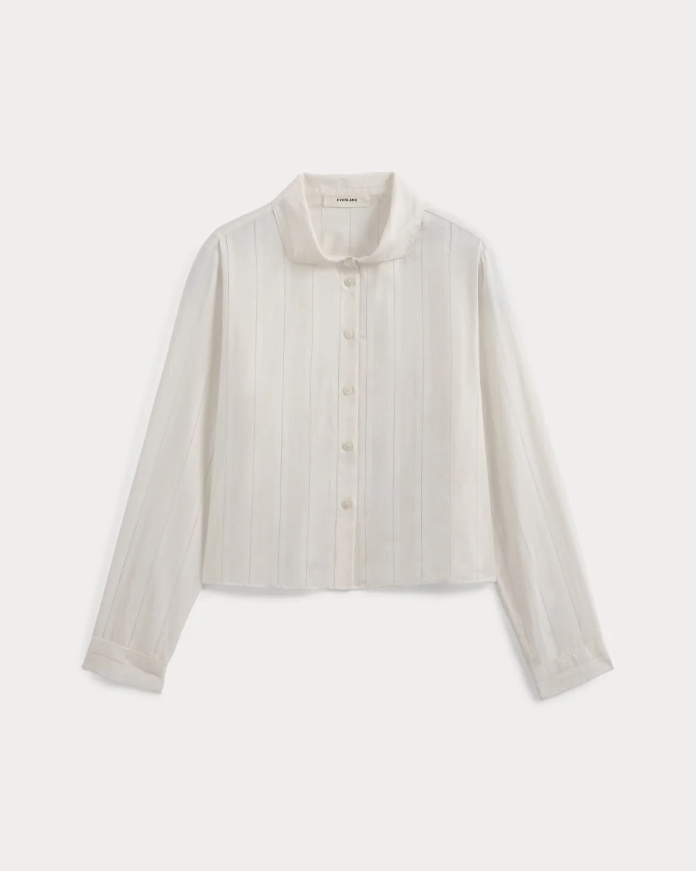 Textured Mini Collar Shirt | Bone (3)