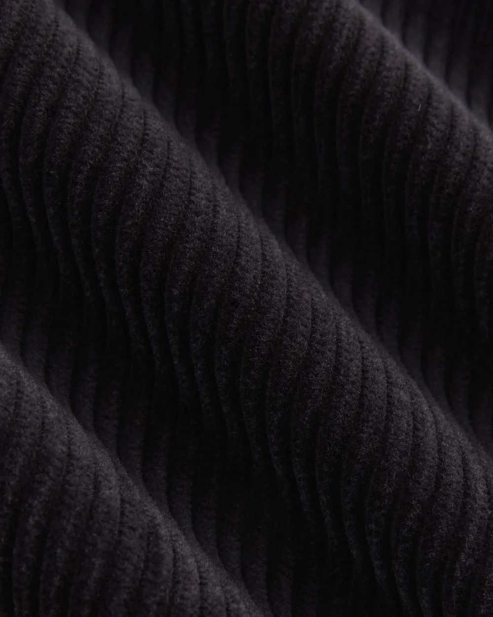 Corduroy Wide-Leg Trouser | Black (2)