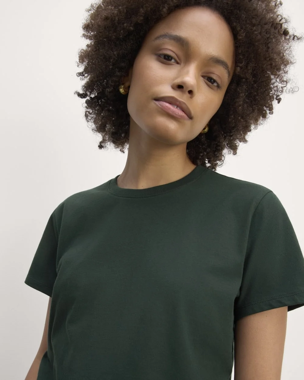The Box-Cut Tee in Essential Cotton | Scarab | No Pocket (2)