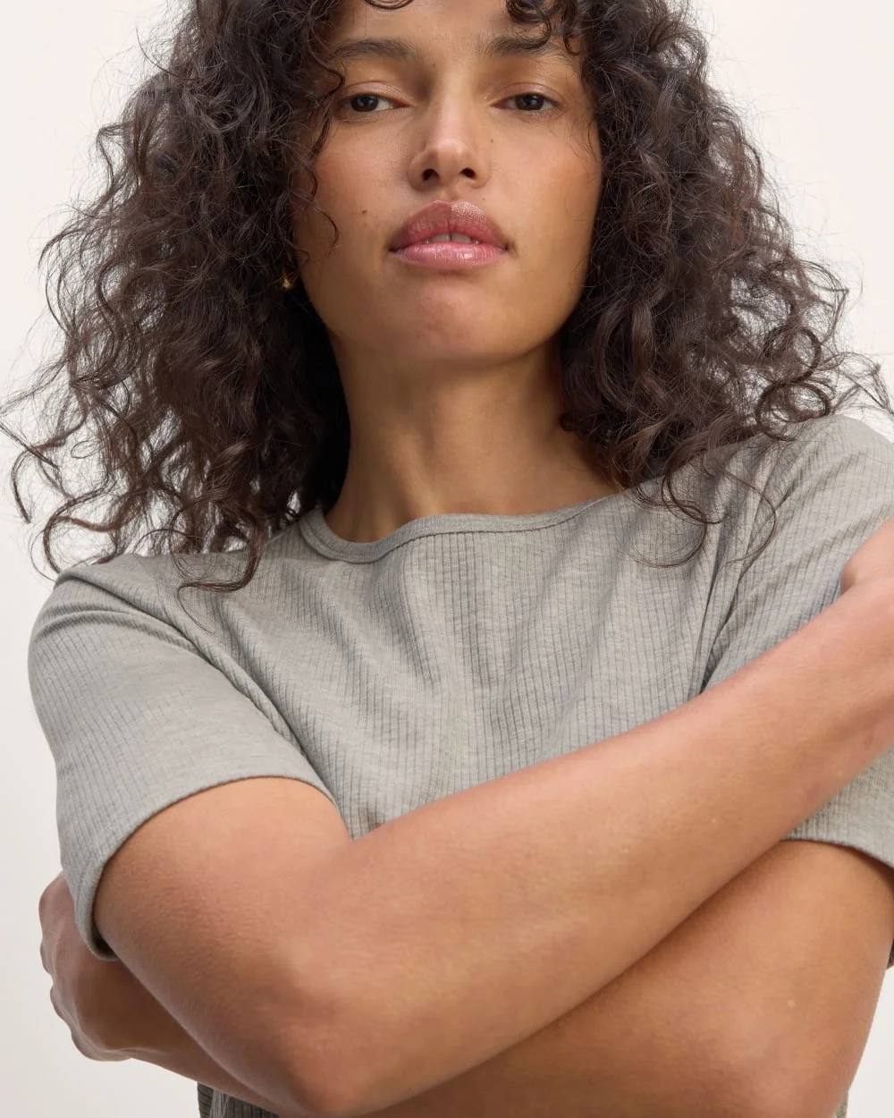 The Shimmy Tee | Heathered Grey (2)