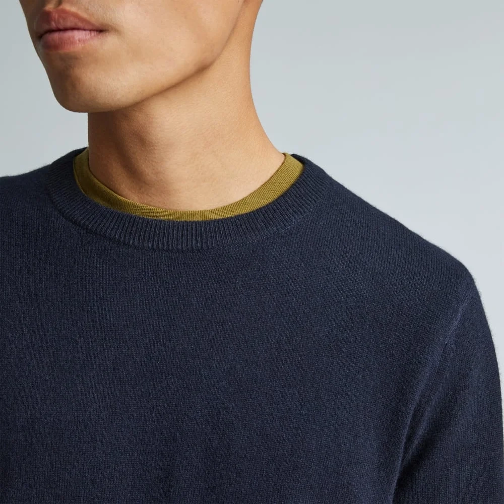 The Grade-A Cashmere Crew | Dark Navy (2)