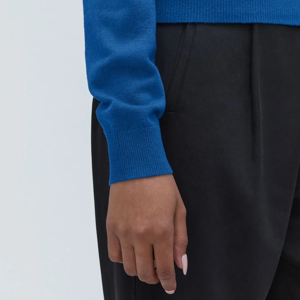 The Luxe Merino Turtleneck | Lapis Blue (2)