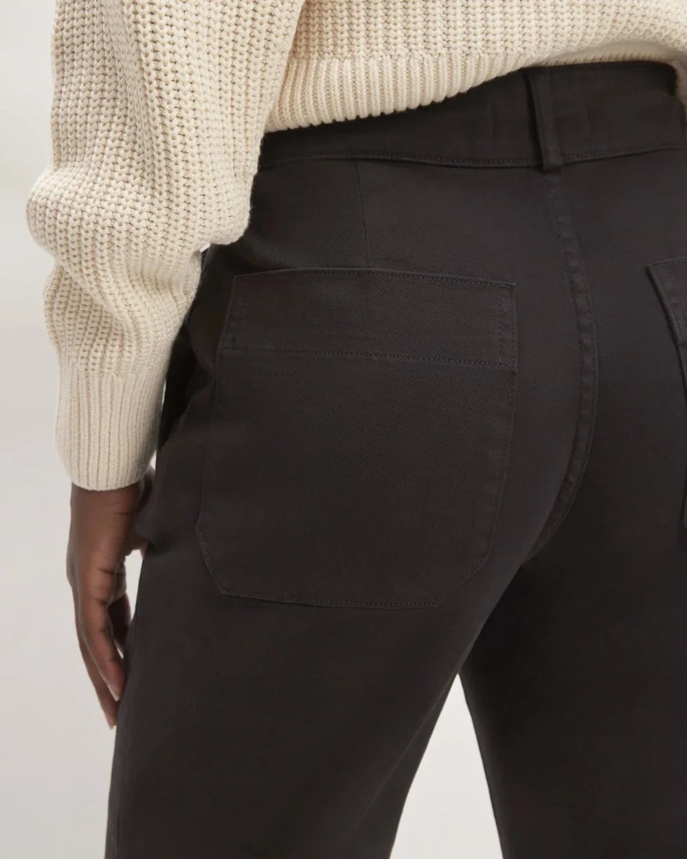 The Organic Kick Flare Pant | Black (3)