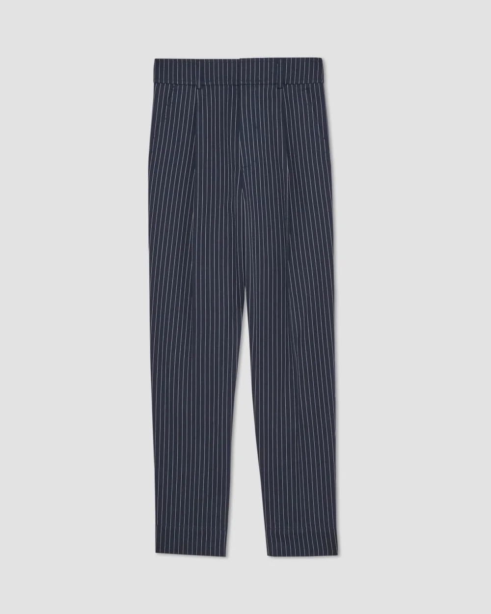 The Draper Tapered Pant in Buttersmooth | Navy / Bone (2)