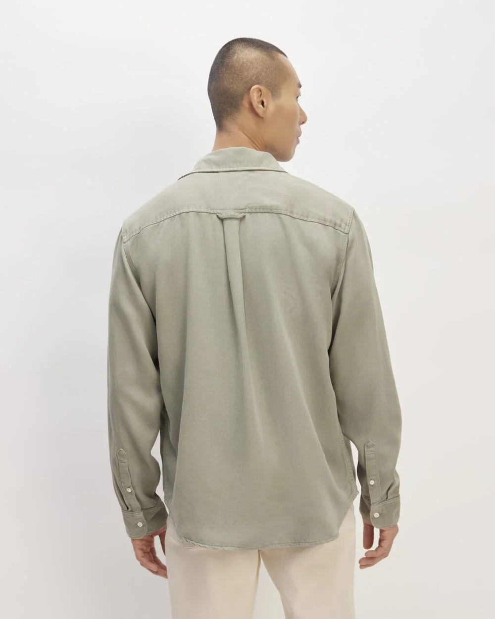 The Utility Shirt Jacket in Buttersoft | Sage Green (3)
