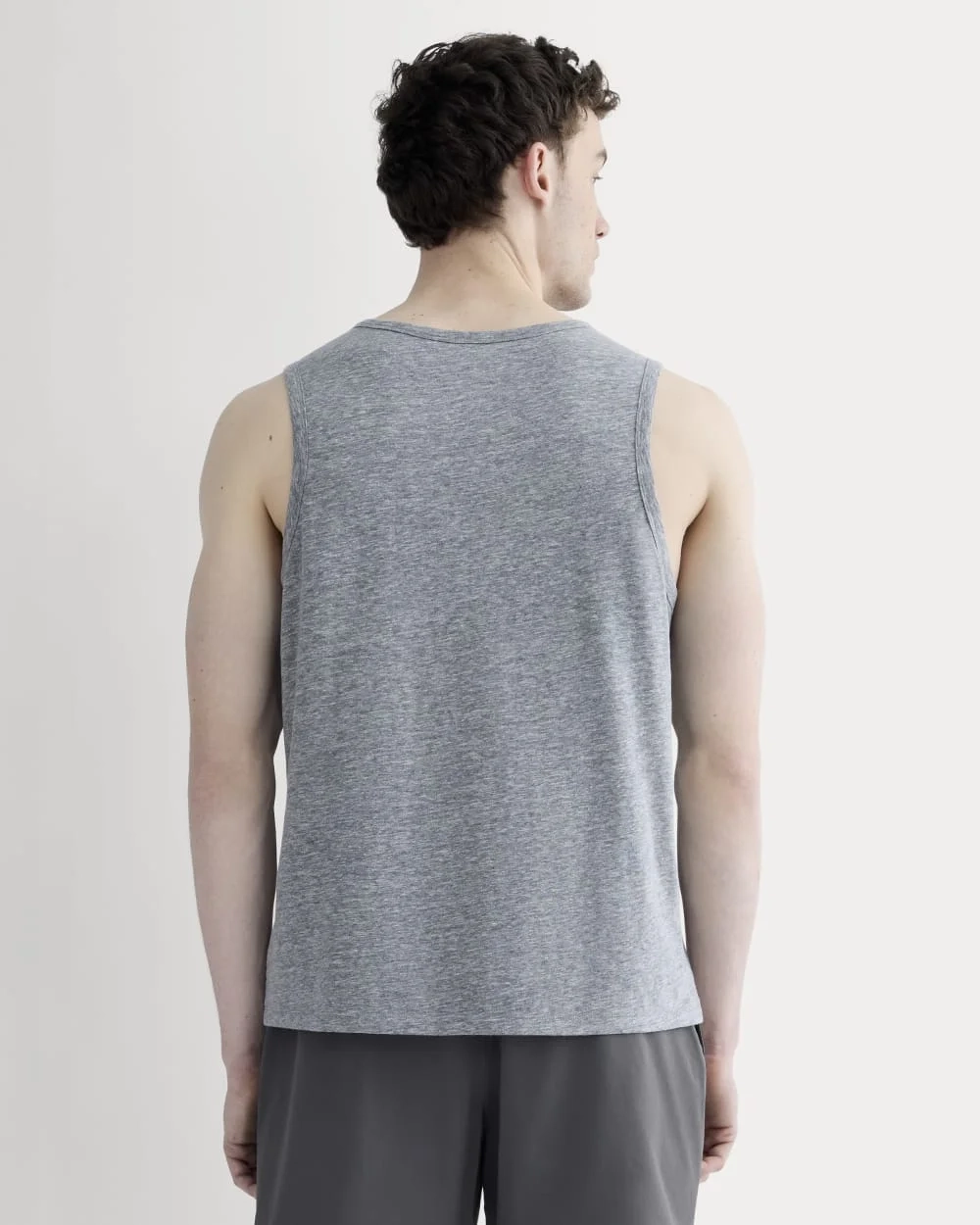 The Rec Performance Tank |  Heathered Grey (2)