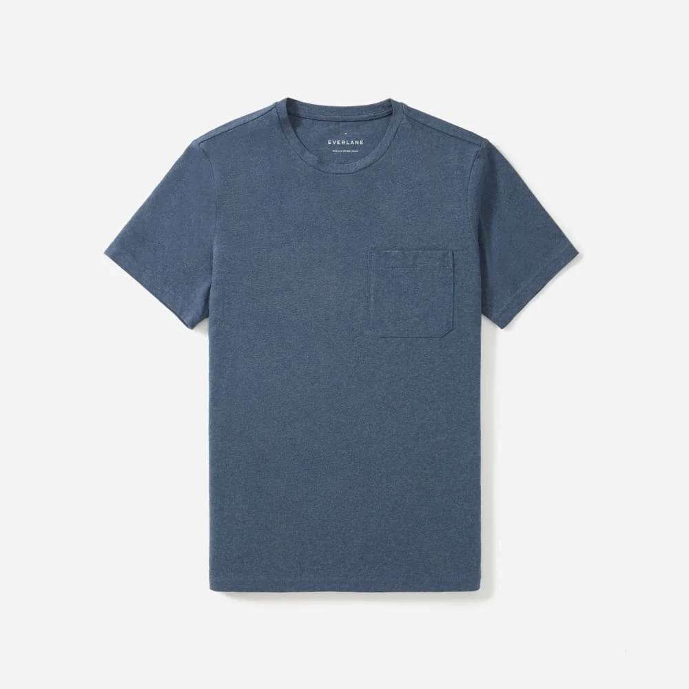 The Premium-Weight Pocket Tee | Uniform | Slate (2)