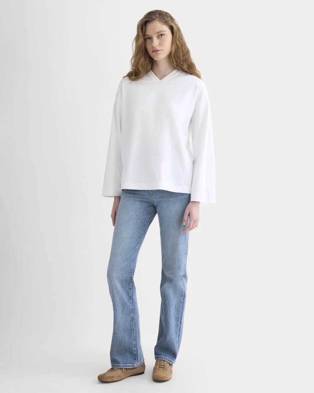 Retro V-Neck Jersey | White (2)