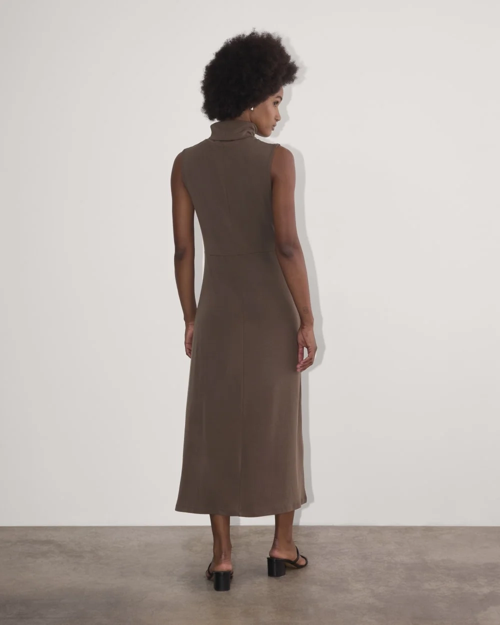 The Madison Dress in Butterknit | Espresso (2)
