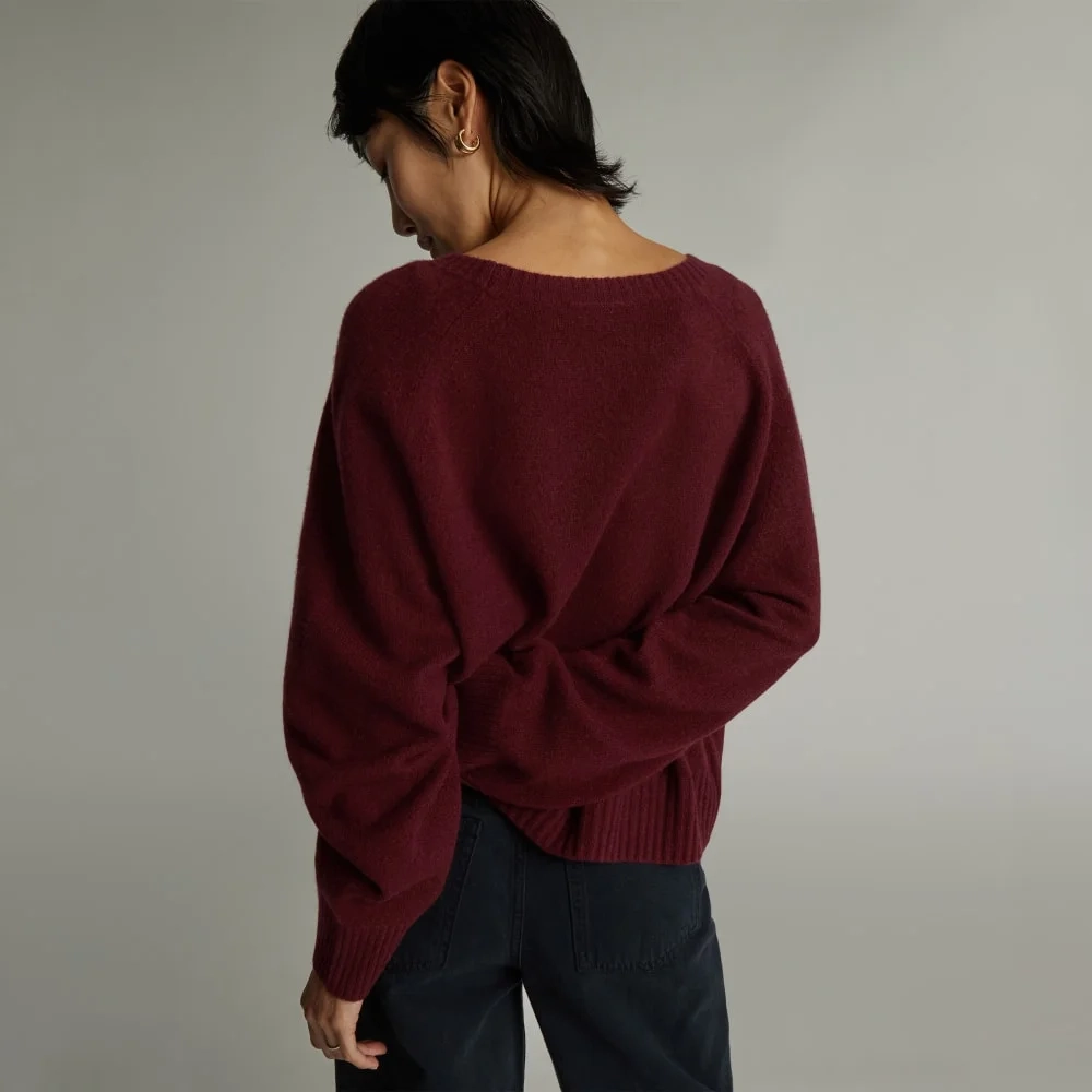 The Cashmere Boxy Crew | Tawny Port (2)
