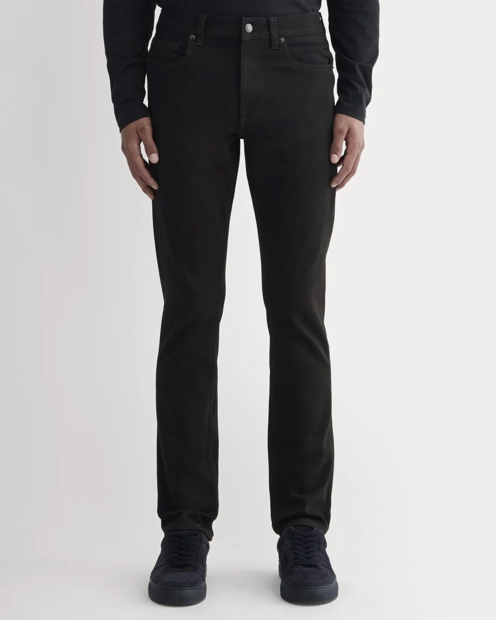 The Slim 4-Way Stretch Organic Jean | Uniform  | Black (2)