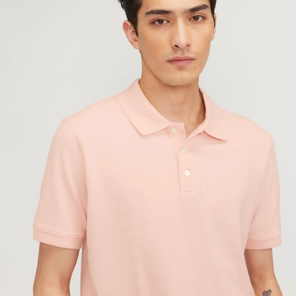 The Pique Polo | Petal Pink (3)